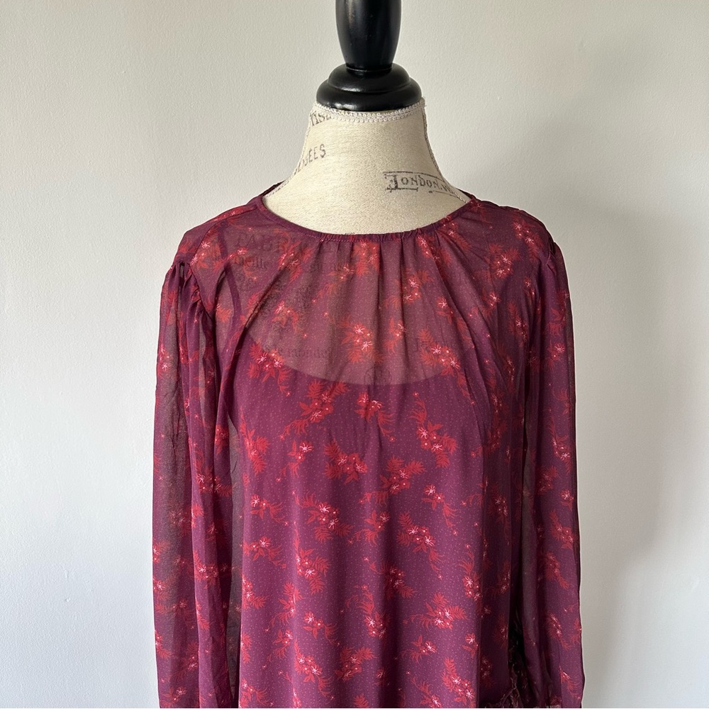 Boho Senlis Midi Floral Dress Small - Picture 3 of 16